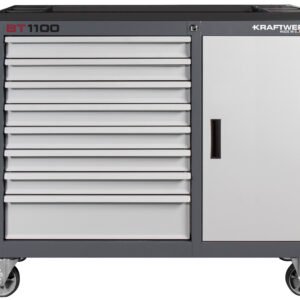 Įrankių vežimėlis be įrankių KRAFTWERK BT1100, 8 stalčiukų, 1 spintelė