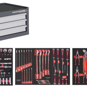 BT700 / LT700 viršutinė dalis KRAFTWERK BT700, 3 stalčiukų, 189 įrankis