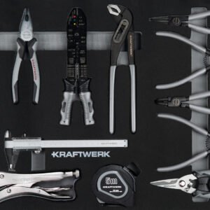 Replės / matavimo įrankių stalčius įrankių vežimėliui KRAFTWERK BASIC LINE EVA  60 × 40 cm, 13 vnt