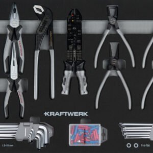 Replės įrankių vežimėliui KRAFTWERK BASIC LINE EVA  60 × 40 cm, 78 vnt