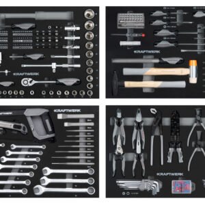 Įrankių komplektas KRAFTWERK BASIC LINE EVA, 337 vnt