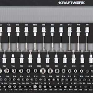 Įrankių komplektas KRAFTWERK BASIC LINE EVA, 147 vnt