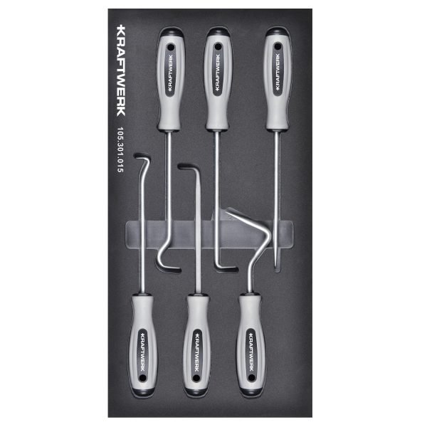 Apdailos nuėmimo įrankių komplektas KRAFTWERK BASIC LINE EVA  20 × 40 cm, 4 vnt