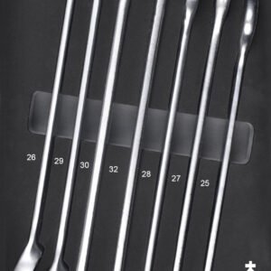 Kombinuotų veržliarakčių komplektas KRAFTWERK BASIC LINE EVA  20 × 40 cm, 7 įrankiai