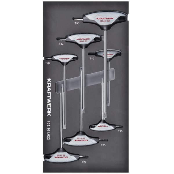 L formos TX veržliarakčių komplektas KRAFTWERK BASIC LINE EVA  20 × 40 cm, 7 vnt
