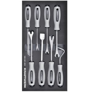 Durų pamušalo nuėmimo komplektas KRAFTWERK BASIC LINE EVA  20 × 40 cm, 8 vnt