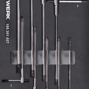 HEX T-formos rankenų komplektas KRAFTWERK BASIC LINE EVA 20 × 40 cm, 9 vnt