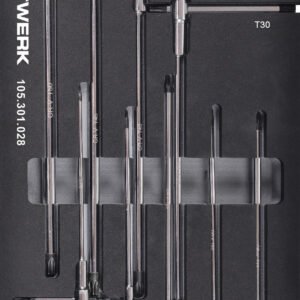 TX T-formos rankenų komplektas KRAFTWERK BASIC LINE EVA 20 × 40 cm, 9 įrankiai