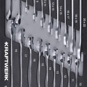 Veržliarakčių komplektas KRAFTWERK BASIC LINE EVA  20 × 40 cm, 19 vnt