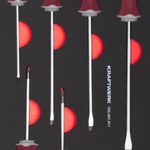 Atsuktuvų komplektas KRAFTWERK PRO LINE EVA 20 × 40 cm, 8 įrankiai