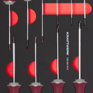 TX atsuktuvų komplektas KRAFTWERK PRO LINE EVA 20 × 40 cm, 10 įrankių