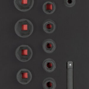 Smūginių galvučių komplektas KRAFTWERK PRO LINE EVA 1/2" 20 × 40 cm, 20 įrankiai