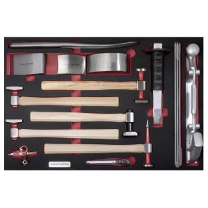 Automobilio kėbulo įrankių rinkinys KRAFTWERK PRO LINE EVA 60 × 40 cm, 16 vnt