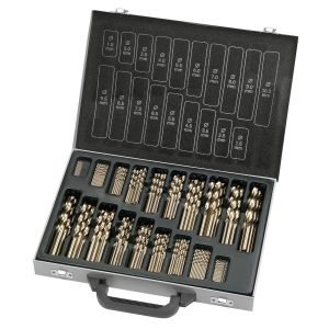 Grąžtų komplektas KRAFTWERK HSSE-Co 5 1-10/0.5 mm 170 vnt
