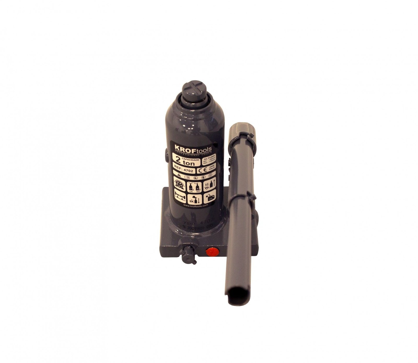 Hidraulinis butelinis domkratas KROFtools 2T