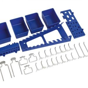 Priedai perforuotoms įrankių sienelėms KROFTOOLS 32 vnt