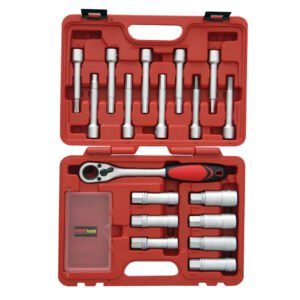 Veržliarakčių rinkinys KROFtools 18 vnt