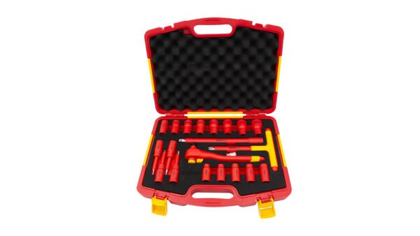 Įrankių komplektas elektrikams 1/2" VDE, KROFtools, 20 vnt