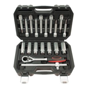 Veržliarakčių rinkinys KROFtools 19 vnt