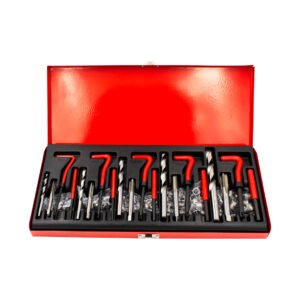 Sriegių remonto įrankių rinkinys M5-M12 KROFTOOLS, 131 vnt