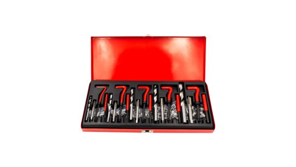 Sriegių remonto įrankių rinkinys M5-M12 KROFTOOLS, 131 vnt