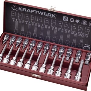 Galvučių komplektas KRAFTWERK 1/2" TX 23 vnt