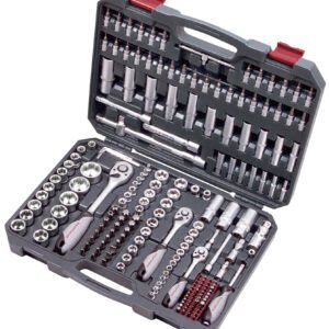 Įrankių komplektas dėžėje KRAFTWERK BASIC LINE 1/4“ + 3/8“ + 1/2“, 200 vnt.