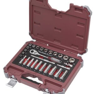 Įrankių komplektas dėžėje KRAFTWERK PRO LINE 3/8“, 28 vnt