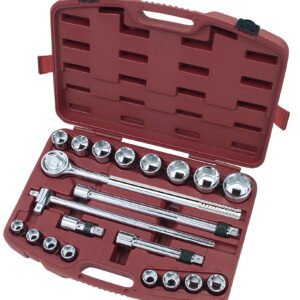 Įrankių komplektas dėžėje KRAFTWERK PRO LINE 3/4“, 21 pcs.