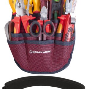 Elektriko įrankių rinkinys su diržu VDE KRAFTWERK 20 vnt