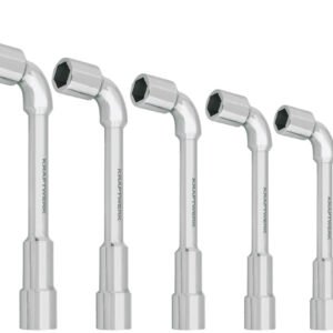 L-formos veržliarakčių komplektas 6 x 6 KRAFTWERK, 10 įrankiai