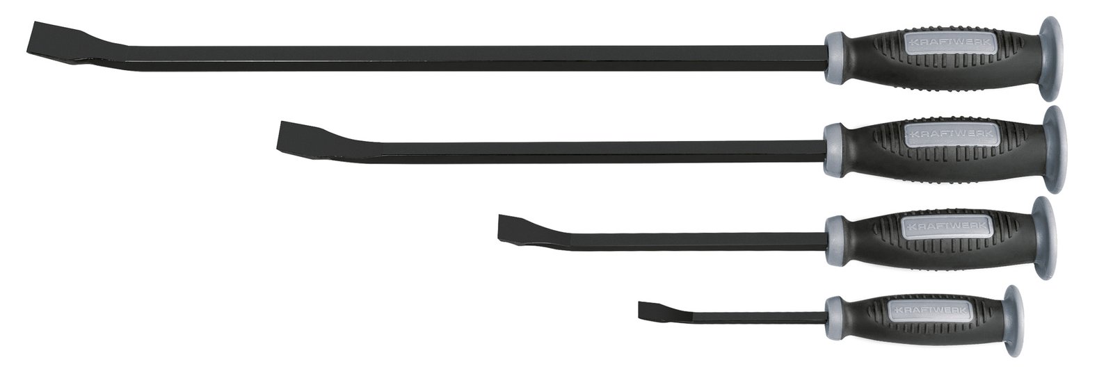 Laužtuvų komplektas su plastikine rankena KRAFTWEKR 4 vnt