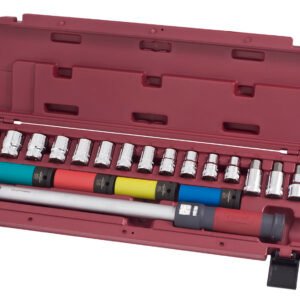 Dinamometrinio rakto rinkinys KRAFTWERK 1/2" 40-200 Nm 23 vnt (3235K3)