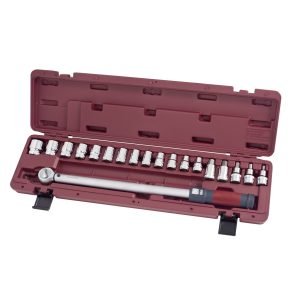 Dinamometrinio rakto rinkinys KRAFTWERK 1/2" 65-335 Nm 19 vnt