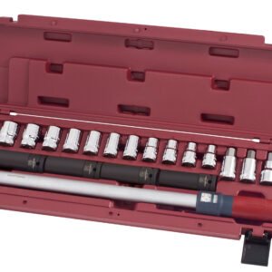 Dinamometrinio rakto rinkinys KRAFTWERK 1/2" 65-335 Nm 23 vnt