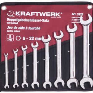 Kombinuotų raktų komplektas KRAFTWERK, 6-22 mm, 8 įrankiai