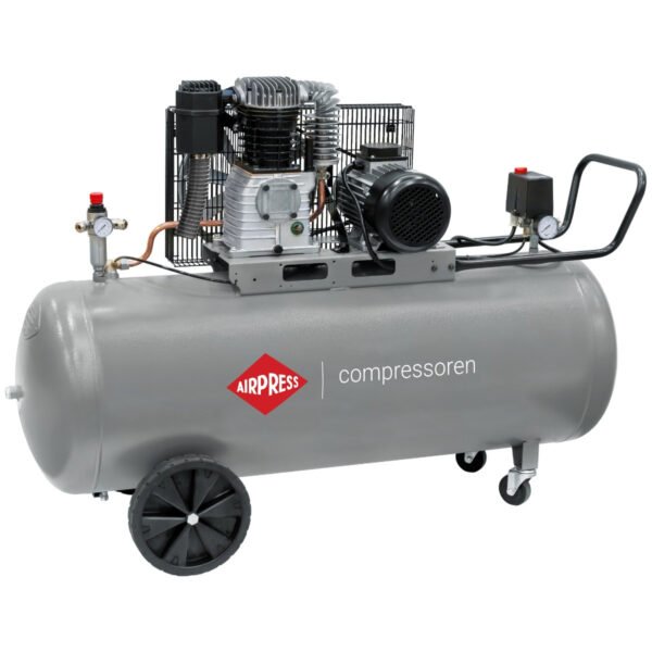 Stūmoklinis kompresorius Airpress HK 600-200 Pro 10 bar 4 AG/3 kW 400V 415 l/min 200 l