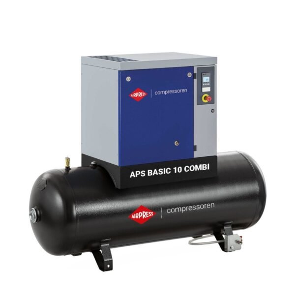 Sraigtinis kompresorius Airpress APS 10 Basic Combi 8 bar 10 AG/ 7.5 kW 1140 l/min 500 l