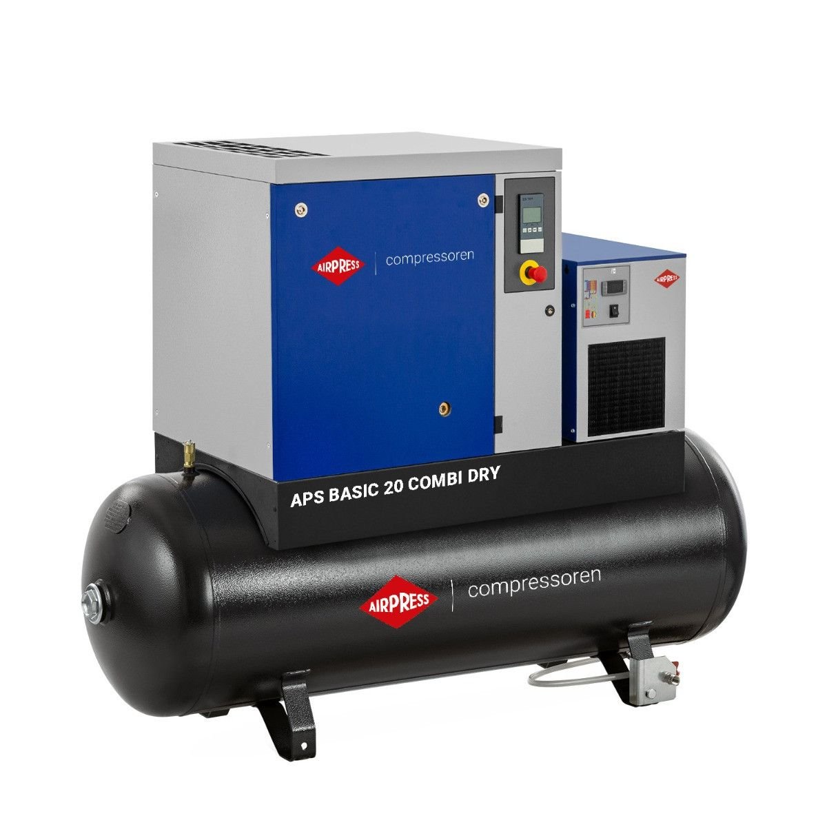 Sraigtinis kompresorius Airpress APS 20 Basic Combi Dry 8 bar 20 AG/ 15 kW 1680 l/min 500 l