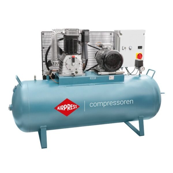 Stūmoklinis kompresorius Airpress K 500-1500S 14 bar 10 AG/7.5 kW 400V 644 l/min 500 l