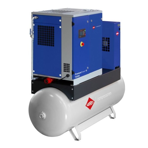 Sraigtinis kompresorius Airpress PremiumPower 10 TD500 10 AG / 7,5 kW 377–1250 l/min 500 l
