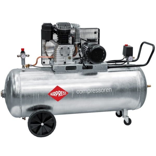 Stūmoklinis kompresorius Airpress G 600-200 Pro 10 bar 4 AG/3 kW 400V 415 l/min 200 l