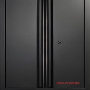 Dviejų durų spintelė su viena lentyna KRAFTWERK MOBILIO BLK