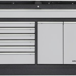 7-ių stalčiukų ir 2 ištraukiamų skyrių spintelė KRAFTWERK MOBILIO