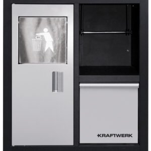 Pastatoma spintelė su šiukšliadėže ir rite valymo popieriui KRAFTWERK MOBILIO