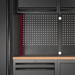 Jungtis perforuotoms įrankių sienelėms KRAFTWERK MOBILIO BLK, 3964-24-BLK