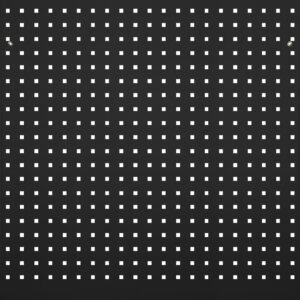 Kampinei spintelei perforuota įrankių sienelė su kvadratinėmis skylėmis MOBILIO KRAFTWERK, 3964-30-BLK