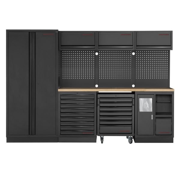 Modulinis darbastalis KRAFTWERK MOBILIO BLK 4 3964D-BLK-EX