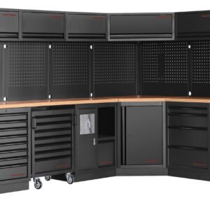 Modulinis darbastalis KRAFTWERK MOBILIO BLK 8, 3964E-BLK