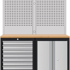 Modulinis darbastalis KRAFTWERK MOBILIO 2, 3964K-9S-W
